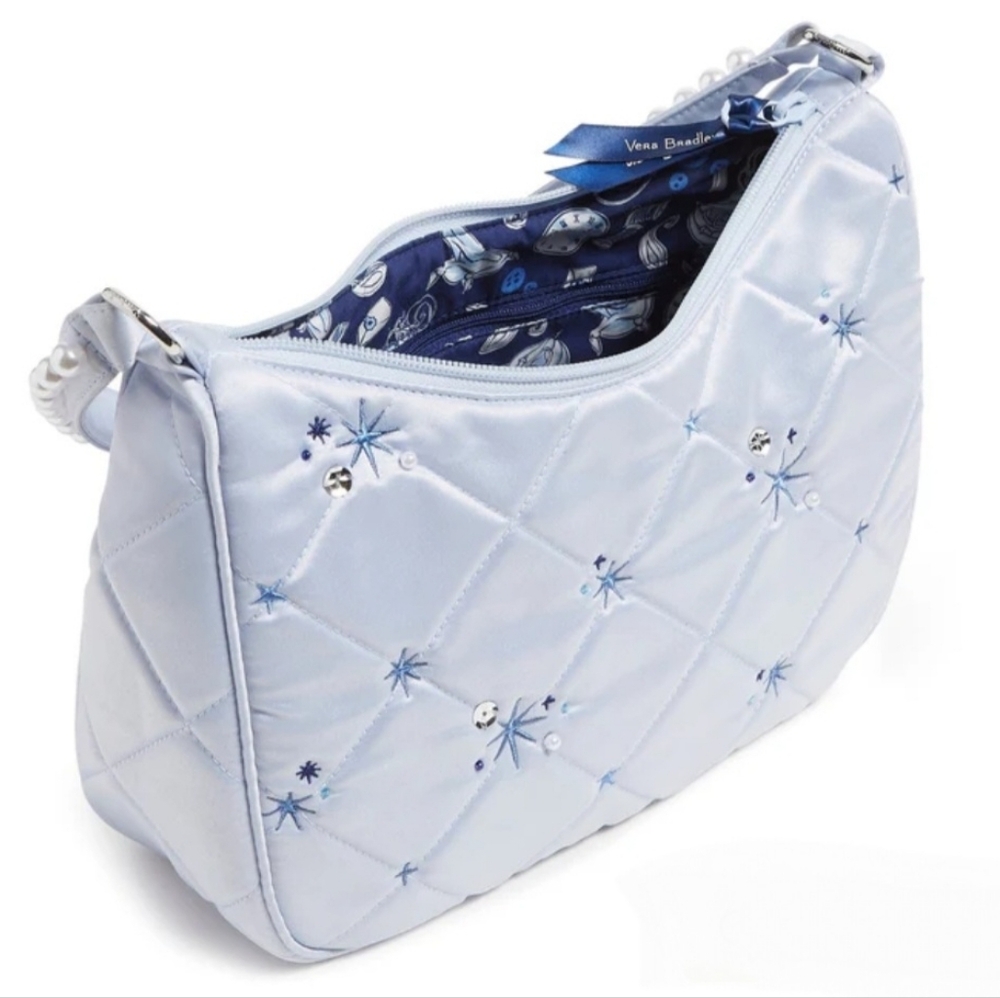 Vera Bradley Frannie Crossbody Bag & Wallet CINDERELLA PAISLEY ON MORNING GLORY - Picture 5 of 14
